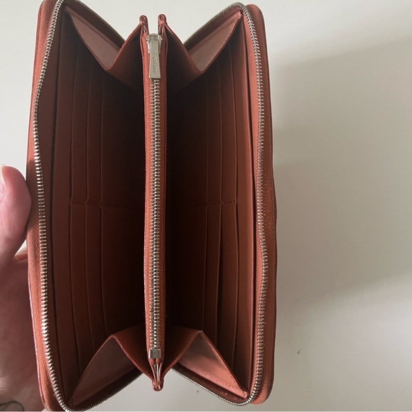 Celine Bicolor Leather Zipper Wallet - Picture 7 of 14